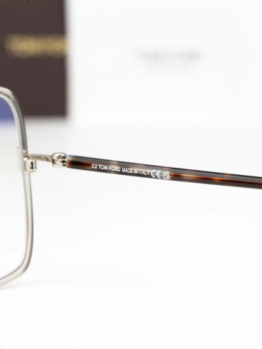 Tom Ford Women Eyeglasses Palladium Butterfly FT5841-B 016 NEW AUTHENTIC